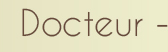 Docteur Jules Crochet 
